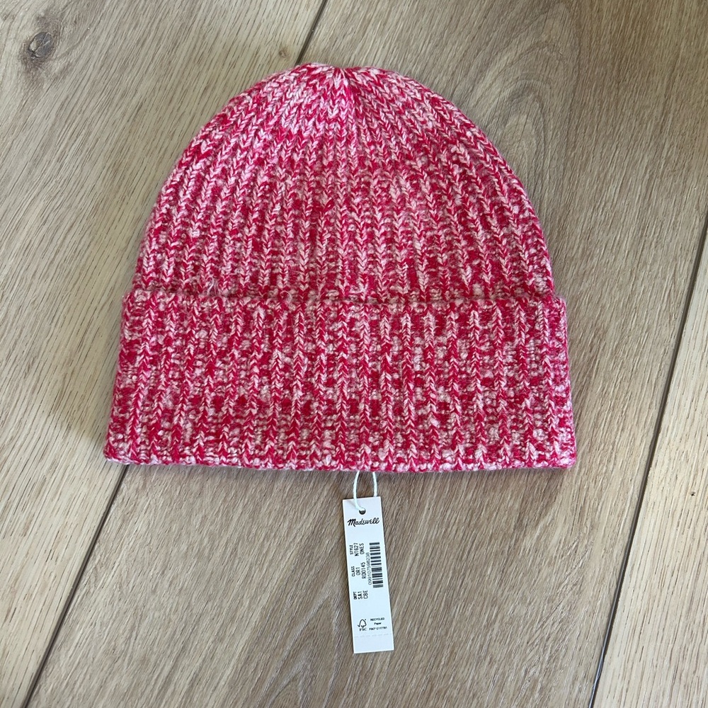 Madewell cotton blend cuffed Beanie hat